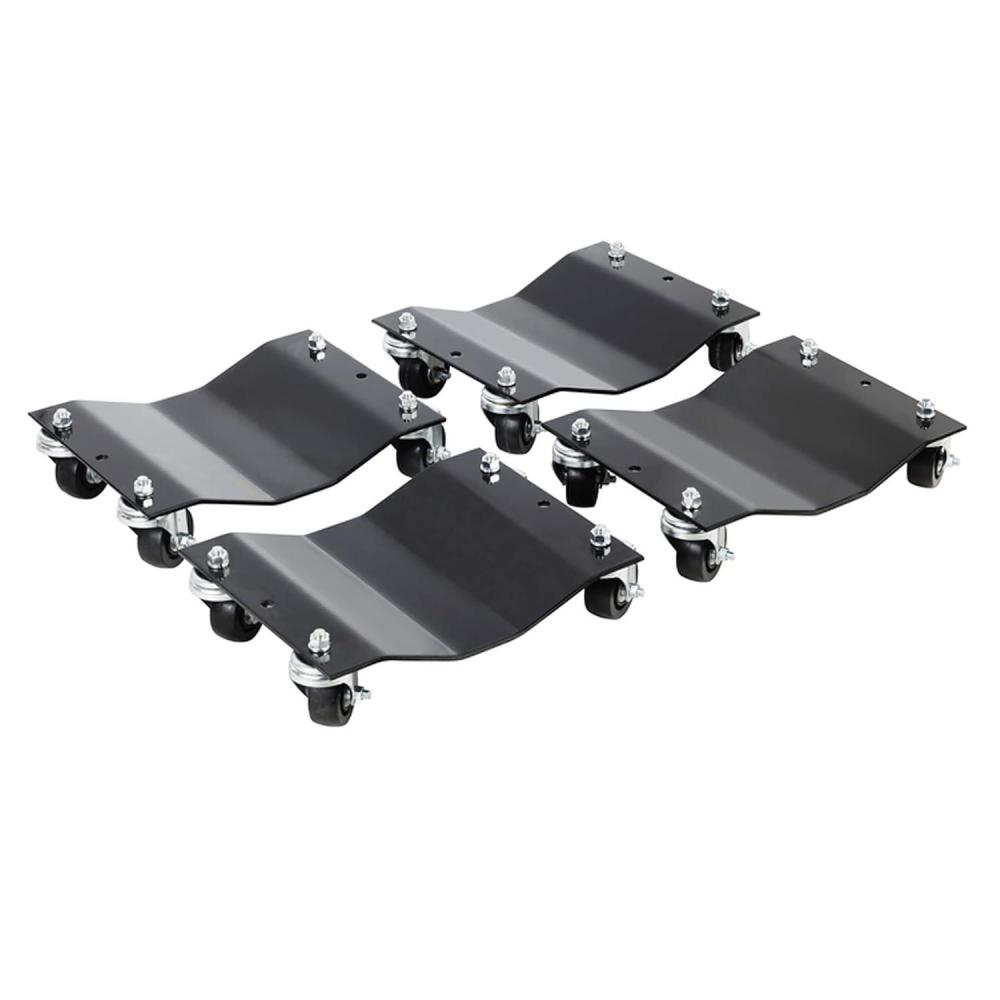 image:imageCar Wheel Dolly Set of 4  Heavy Duty Antiskid 16x12 Car Dolly Tire Skates with 6000lb Capacity  360 Degree Rotatable Wheel Dollies for Cars Trucks Trailers Motorcycles or Boats by Pentagon Tools