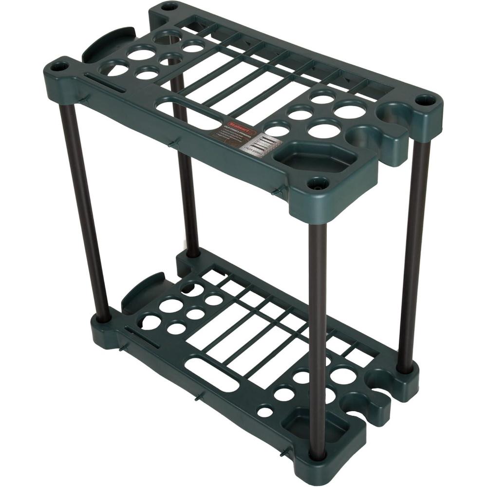 image:imageGarden Tool Organizer  Utility Rack Holds Yard Tools  Garage Organizers and Storage Home Essentials by Stalwart  40 Yard Tools UNIT30 Tool Storage