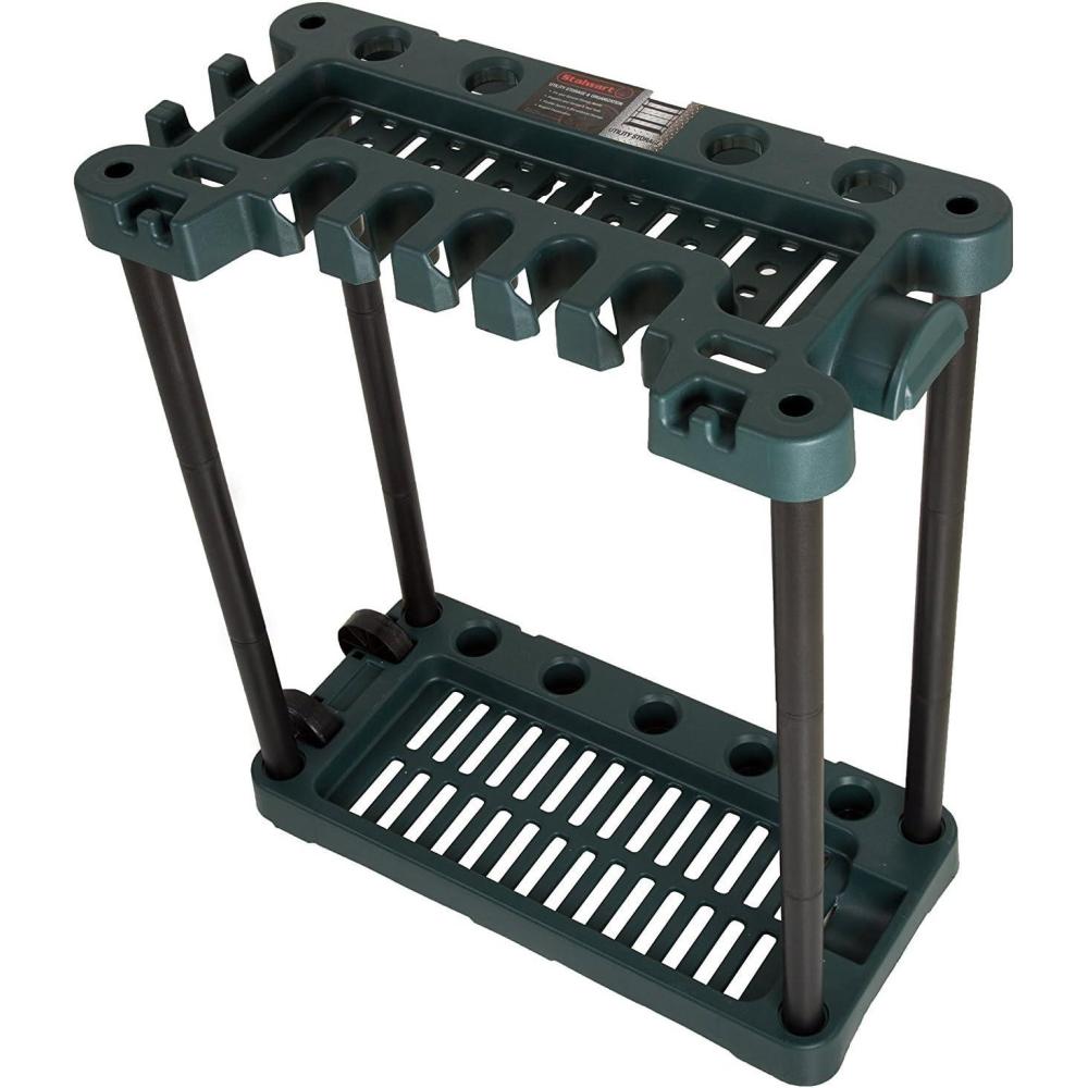 image:imageGarden Tool Organizer  Utility Rack Holds Yard Tools  Garage Organizers and Storage Home Essentials by Stalwart  40 Yard Tools UNIT40 Tool Storage