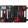image:image130Piece Tool Set  Tool Kit with Hammer Wrenches Screwdriver Pliers and More  Hand Tools for Home Improvement Projects by Stalwart Gray65Piece Set