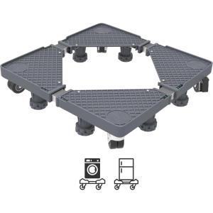 Adjustable Dolly Cart – Appliance Roller with Telescoping Base and Locking Caster Wheels – 220lbs Weight Capacity – Moving Supplies by Stalwart(1100 lbs  8 ft)