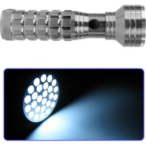 Flashlight – 26-Bulb LED Flashlight with Easy-Grip Handle and Carry Strap – 85-Lumens Light with 30M Beam for Home or Camping Accessories by Whetstone