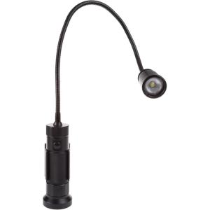Stalwart CREE LED Work Light – 550 Lumen Magnetic Light Lamp with Flexible Gooseneck – Portable LED Lamp for Sewing, Crafting, or Workbench (Black)(Magnetic)