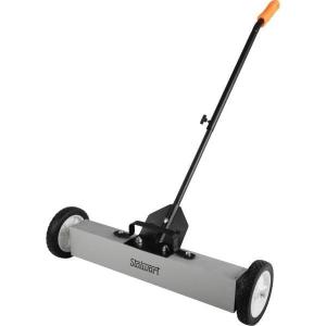Telescoping Magnetic Pickup Tool – 40-Inch Magnet Stick with 50lb Capacity to Safely Retrieve Nails, Screws, and Metallic Objects by Stalwart (Orange)(30-50 lb Pull)